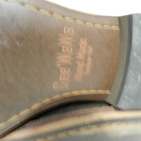 Gee WaWa Anthropologie Leather Hand Made Goodyear brown Oxfords Women Size Sz 7 - Picture 13 of 14